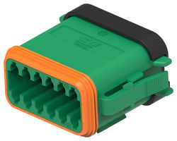 TE CONNECTIVITY - DEUTSCH DT06-12SC-CE05 Automotive Connector Housing, DT Series, Plug, 12 Ways, AMP DT04-12P Series Socket Contacts