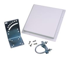 L-COM HG2414P External Antenna, Flat Patch, Horizontal/Vertical, 2.4-2.5GHz, 14dBi Gain, 1.5:1 VSWR