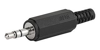 SCHURTER 4832.1310 Phone Audio Connector, 3 Contacts, Plug, 3.5 mm, Cable Mount