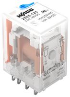 WAGO 2585-125 Power Relay, 2CO, 48 V, 10 A, WAGO - 2585 Series, Quick Connect, DC