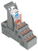 WAGO 2585-347 Power Relay, 4CO, 110 V, 5 A, WAGO - 2585 Series, DIN Rail, DC