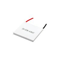 SAME SKY CP084-4031-AS Peltier Module, 1 Stage, 8.4 A, 20.6 V, 114 W, 1.83 Ohm, 74 °C, 150mm 18 AWG Red & Black