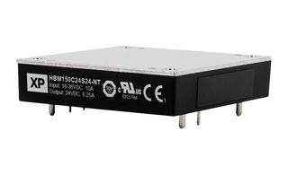 XP POWER HBM150C24S15 Isolated Through Hole DC/DC Converter, ITE, Industrial & Medical, Half Brick, 2:1, 150 W