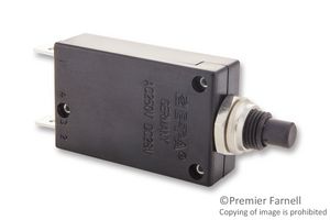 ETA 2-5700-IG1-P10-DD-000040 15A Thermal Circuit Breaker, 2-5700 Series, 15 A, 1 Pole, 28 V, 250 V, Panel