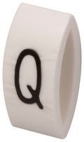 MULTICOMP PRO MP015610 Wire Marker, K-Type, Carrier, Q, Black, White, 6mm, 7 mm