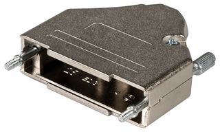 MH CONNECTORS MHDTZK25-RA-HI-K D Sub Backshell, Diecast, Rapid Assembly, MHDTZK-RA-HI, DB, 180°, Plastic Body