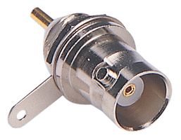 TE CONNECTIVITY 5-1634523-1 RF / Coaxial Connector, Panel Mount, BNC Coaxial, Straight Bulkhead Jack, Solder, 50 ohm, Brass
