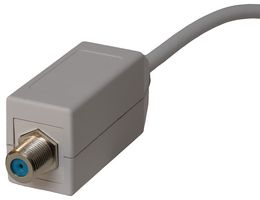 TUK KCF3ILWH RF / Coaxial Adapter, White, 3G, F, F, Straight Adapter
