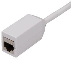 TUK SGILWH In-Line Adapter, White, Cat6a, STP, Adapter, In-Line, RJ45 Jack, RJ45 Jack, SGIL Series