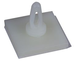 TR FASTENINGS TRCBS-3-01 PCB Support, Lock-In Support With Adhesive Base, Nylon 6.6, 4.8mm x 7.1mm