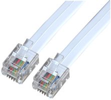 PRO SIGNAL PSG04223 RJ12 TO RJ12 6P6C WHITE 5M