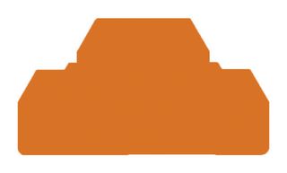 WEIDMULLER 1690080000. END AND SEPERATION PLATE, WEMID, ORANGE