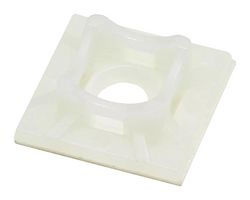 ESSENTRA COMPONENTS FTH-7A-RT-M CABLE TIE MOUNT, ADHESIVE, NAT, NYL 6.6