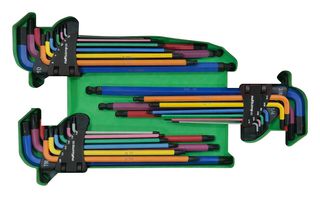 MULTICOMP PRO MP015768 27-PIECE HEX KEY WRENCH SET EXTRA LONG, METRIC, TORX AND IMPERIAL SIZES