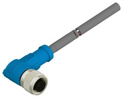 TE CONNECTIVITY T4161420004-005 SENSOR CORD, 4P, M12 RCPT-FREE END, 5M