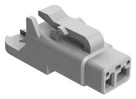 AMPHENOL SINE/TUCHEL ATM04-2P-CAP DUST CAP, 2POS, GREY,THERMOPLASTIC