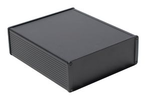 HAMMOND 1457U2201BK. ENCLOSURE, MULTIPURPOSE, ALUMINIUM, BLK