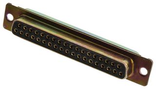 ITT CANNON DCMM37S D SUB CONN, RCPT, 37POS, DC, SODER CUP