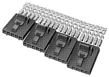 TE CONNECTIVITY - AMP 103957-1 WIRE-BOARD CONNECTOR RECEPTACLE, 2 POSITION, 2.54MM