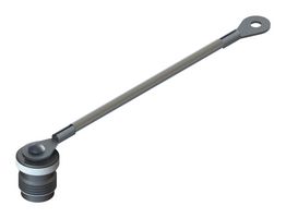 AMPHENOL SV MICROWAVE M39012/25-0118 DUST CAP W/WIRE ROPE, TNC RCPT CONNECTOR