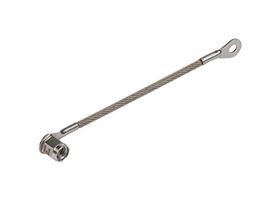 AMPHENOL SV MICROWAVE M39012/25-3124 DUST CAP W/WIRE ROPE, SMA PLUG CONNECTOR