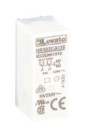 LOVATO ELECTRIC HR302CA024 MINIATURE RELAY, DPDT, 8A, 24VAC, TH