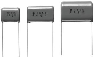 PANASONIC ECQ-E4225KF. CAPACITOR POLYESTER FILM, 2.2UF, 400VDC,