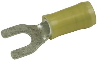 TE CONNECTIVITY - AMP 8-32589-2 TERMINAL, SPADE/FORK, #10, CRIMP, YELLOW