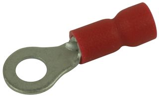 MULTICOMP PRO MC29570 TERMINAL, RING TONGUE, #8, CRIMP, RED