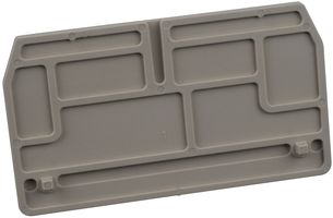 WEIDMULLER 1632090000. END PLATE, ZDU/ZPE 4 TERMINAL BLOCK