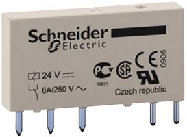 SPDT 24V 6A PCB IDEC RV1H-G-D24 POWER INTERFACE RELAY