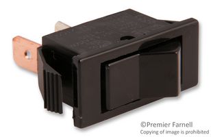 EATON 160011E SWITCH, ROCKER, SPST, 16A, 250V, BLACK