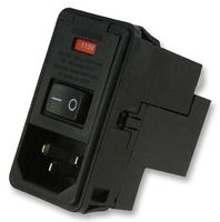 CORCOM - TE CONNECTIVITY PS0SXSSX0 CONNECTOR, POWER ENTRY, RCPT, 10A, 250VA