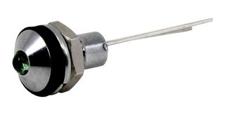 VCC / VISUAL COMMUNICATIONS COMPANY CD-0-2700-9923-I LED PANEL INDICATOR, 6MM, GRN, 28VDC