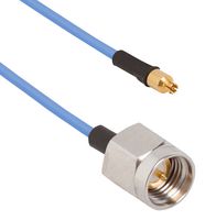 AMPHENOL SV MICROWAVE 7029-4700. RF CBL, SMA RP JACK-SMPS RP JACK, 9.9"