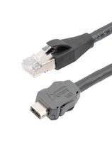 L-COM TRGIX603EC-BLK-30CM ENET CORD, IX A PLUG-RJ45 PLUG, 11.8"