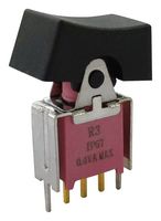 MULTICOMP PRO MP-R3-2B-B-5-G-14. ROCKER SWITCH, SPDT, 20V, BLACK
