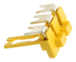 TE CONNECTIVITY - ENTRELEC 1SNK900653R0000 SHORT CIRCUIT BRIDGE, 3POLE, YELLOW, TB