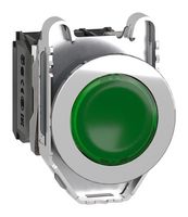 SCHNEIDER ELECTRIC XB4FW33M5. PB SW, SPST-NO/NC, 6A, 120V, GRN, PANEL
