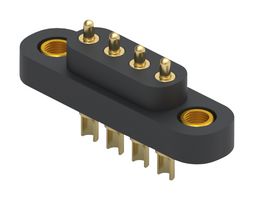 MILL-MAX 868-22-004-00-011101 CONNECTOR, HEADER, 4POS, 4MM, SOLDER