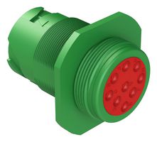 AMPHENOL SINE/TUCHEL AHD17-9-1939PES80 CIRCULAR CONNECTOR, RCPT, 9POS, JAM NUT