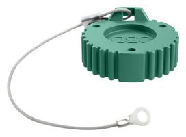 AMPHENOL SINE/TUCHEL AHDC169-TMOBDGN CAP, 9POS, RCPT, GREEN