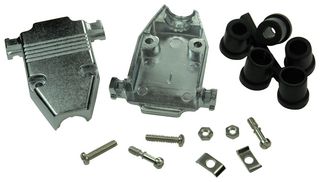 MULTICOMP SPC15387 D SUB COVER, SIZE DA, ZINC ALLOY