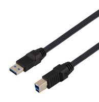 L-COM CAU3HFAB-BLK-05M