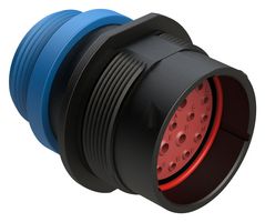 AMPHENOL SINE/TUCHEL AHDP04-24-21PR-STA 21 POSITION RECEPTACLE, PIN, SHELL SIZE 24, REDUCED DIAMETER SEAL (BLUE), SMALL THREAD ADAPTER 86AK2779
