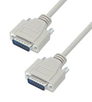 L-COM CSMN15MM-5. CABLE ASSY, 15P D-SUB PLUG-PLUG, 5FT