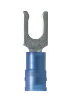 PANDUIT PN14-10LF-C TERMINAL, FORK TONGUE, #10, 14AWG, BLU