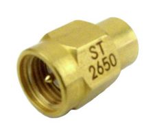 FAIRVIEW MICROWAVE ST2650 SMA MALE PLUG TERMINATION LOAD 1 WATTS TO 26.5 GHZ, GOLD PLATED STAINLESS STEEL, 1.3 VSWR, 500 WATTS PEAK POWER