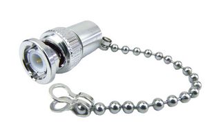 FAIRVIEW MICROWAVE ST3B-C BNC MALE PLUG TERMINATION LOAD 2 WATTS TO 4 GHZ WITH CHAIN, TRI-METAL PLATED BRASS, 1.15 VSWR, 1 KWATTS PEAK POWER 98AK4917