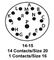 ITT CANNON KPT06J14-15PX